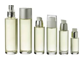 flacon en verre parfum cosmetique